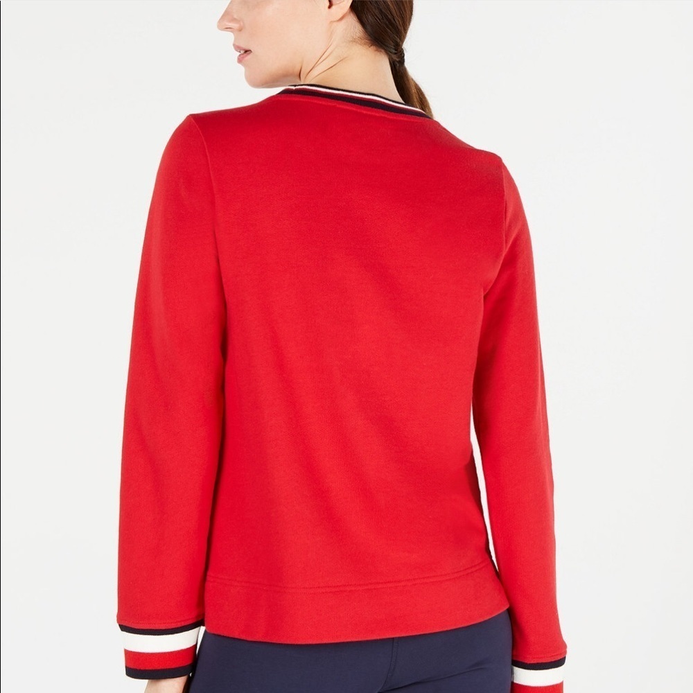 Tommy Hilfiger Red Logo Sweatshirt - Picture 2 of 6